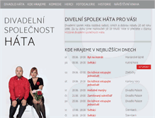 Tablet Screenshot of divadlohata.cz